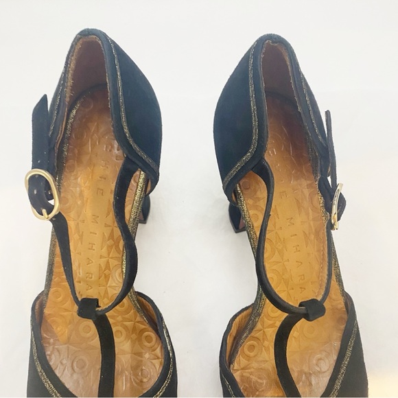 Chie Mahara Delta Suede Mary Jane Heels - 36 - Picture 9 of 16